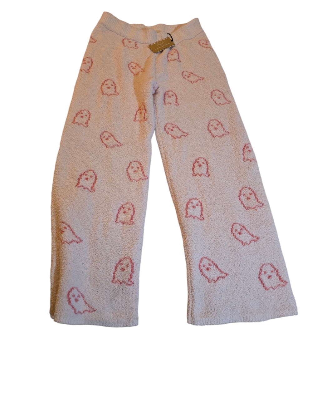 cupcakes & cashmere Pink Ghost Pattern Pajama Pants Super soft nwt size M